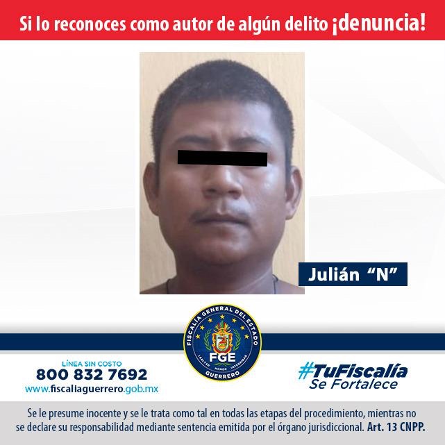 FGE obtiene sentencia de 80 años de prisión contra secuestrador en Ometepec