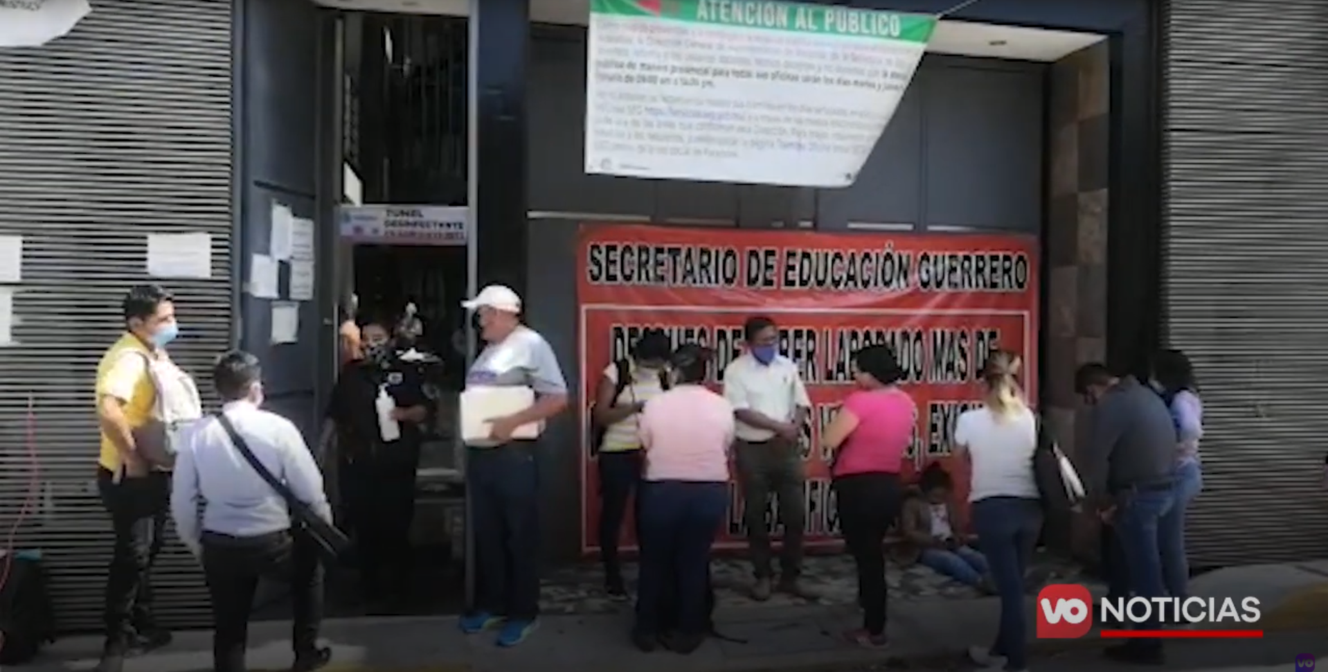 VIDEO: Protestan maestros del SUSPEG y SNTE en Chilpancingo