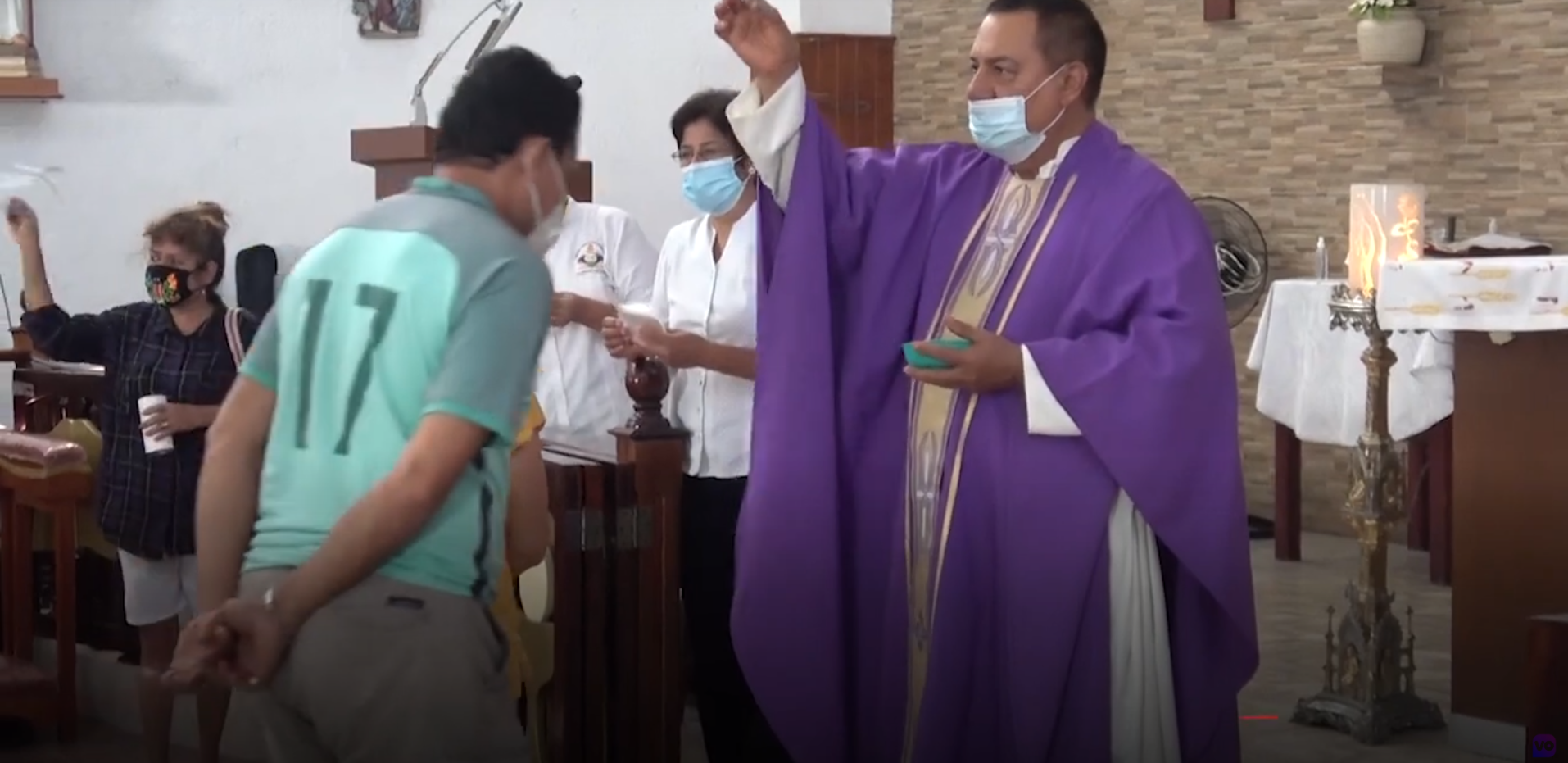 VIDEO: Con medidas sanitarias se realiza el miércoles de ceniza en Acapulco