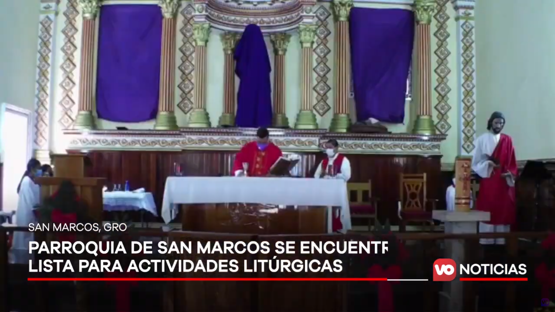 VIDEO: Parroquia de San Marcos se encuentra lista para actividades litúrgicas por días santos