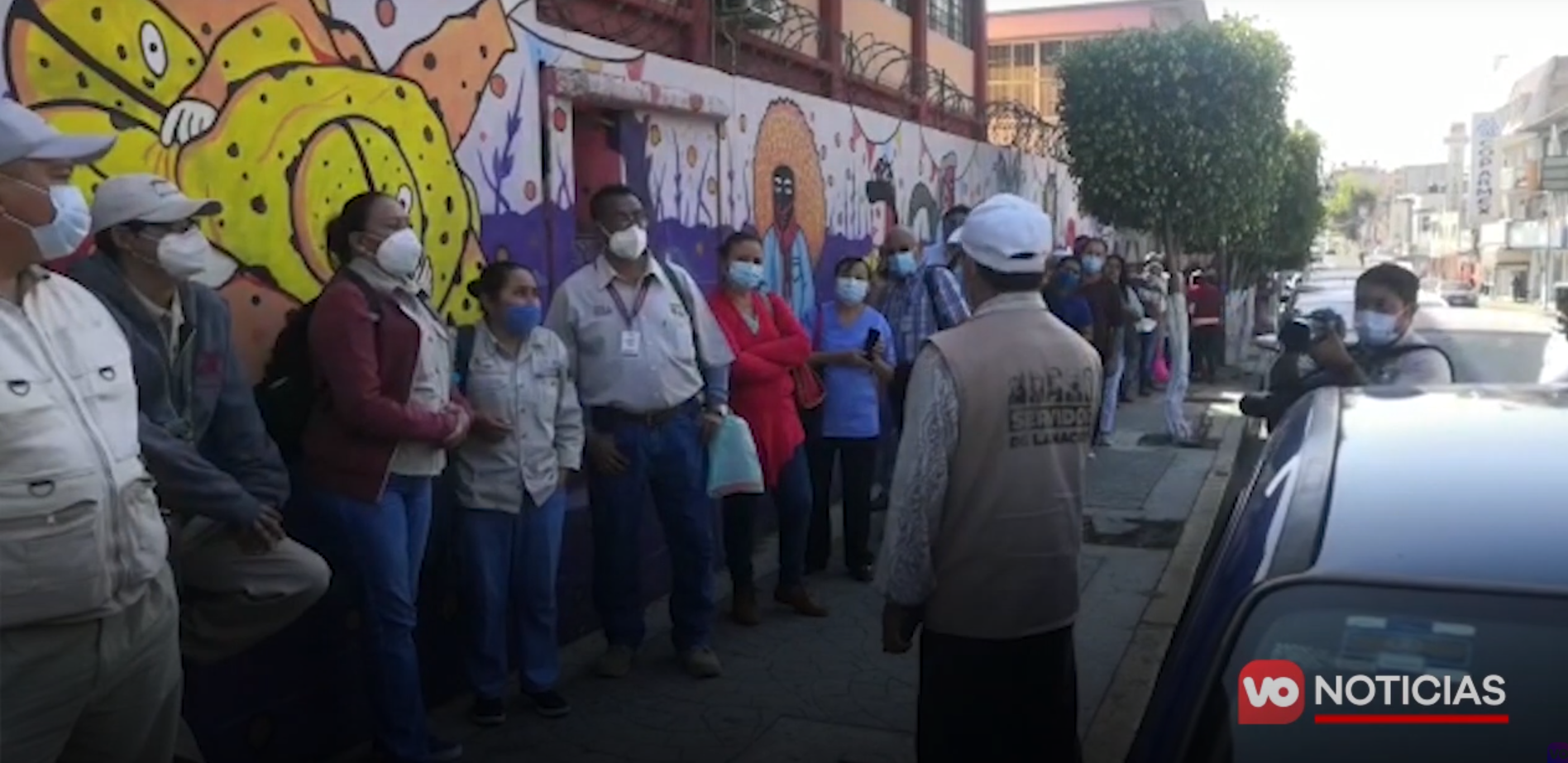 VIDEO: Inicia vacunación a trabajadores de salud de segunda línea en la zona Centro
