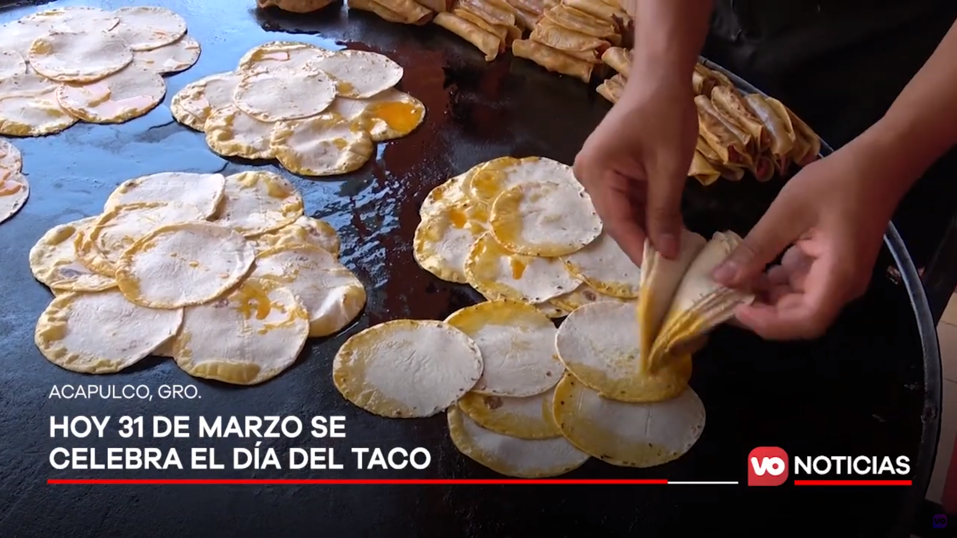 VIDEO: Acapulqueños celebraron el día del taco