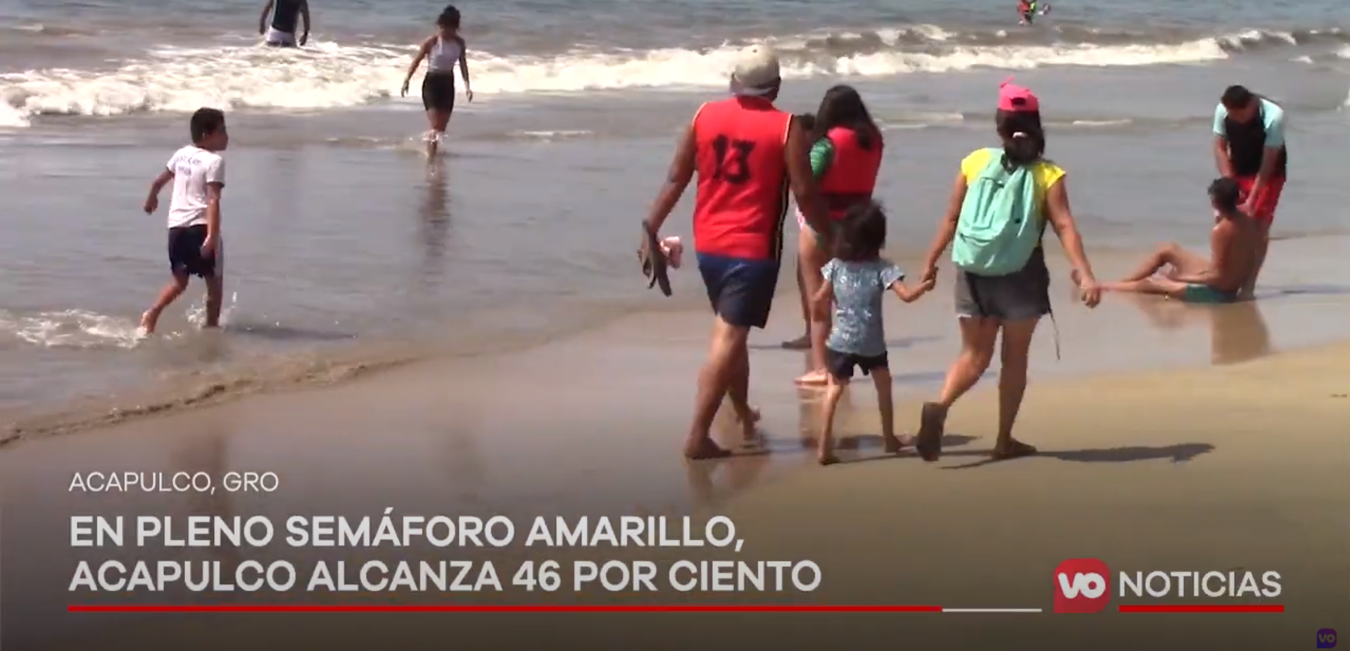 VIDEO: En pleno semáforo amarillo, Acapulco alcanza 46 por ciento de ocupación hotelera