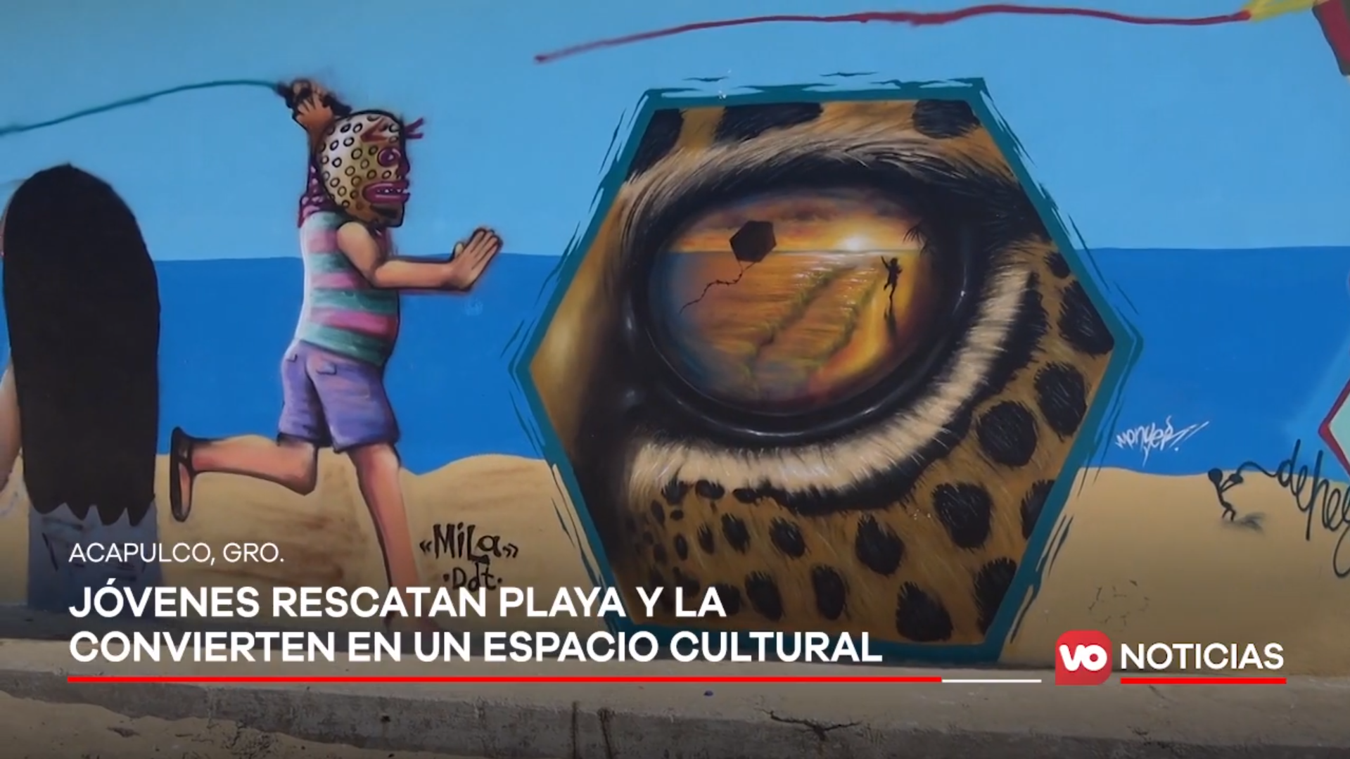 VIDEO: Jóvenes rescatan playa dominguillo y la convierten en un lugar de sana recreación