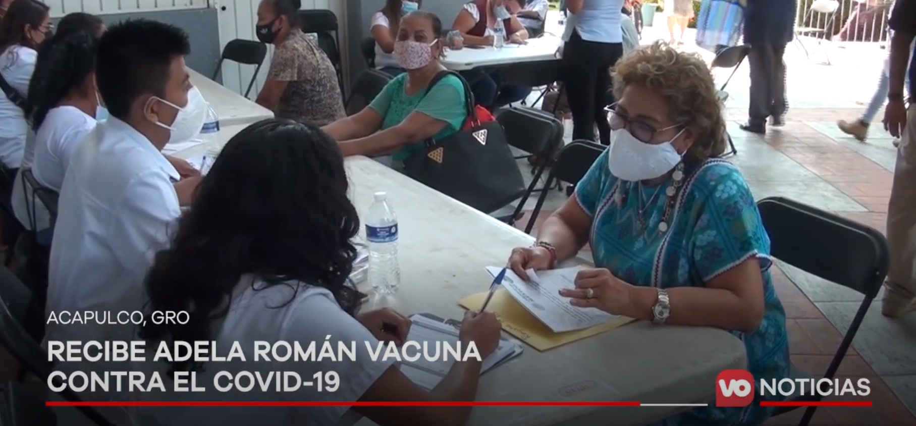 VIDEO: Recibe Adela Román vacuna contra el COVID-19