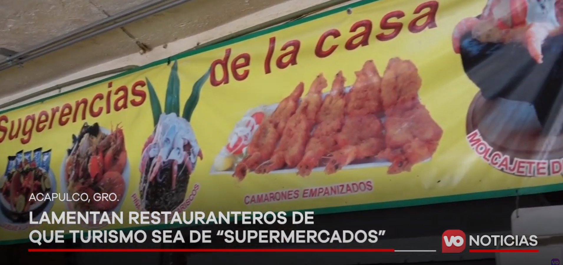VIDEO: Lamentan restauranteros de caletilla que turismo sea de “supermercados”