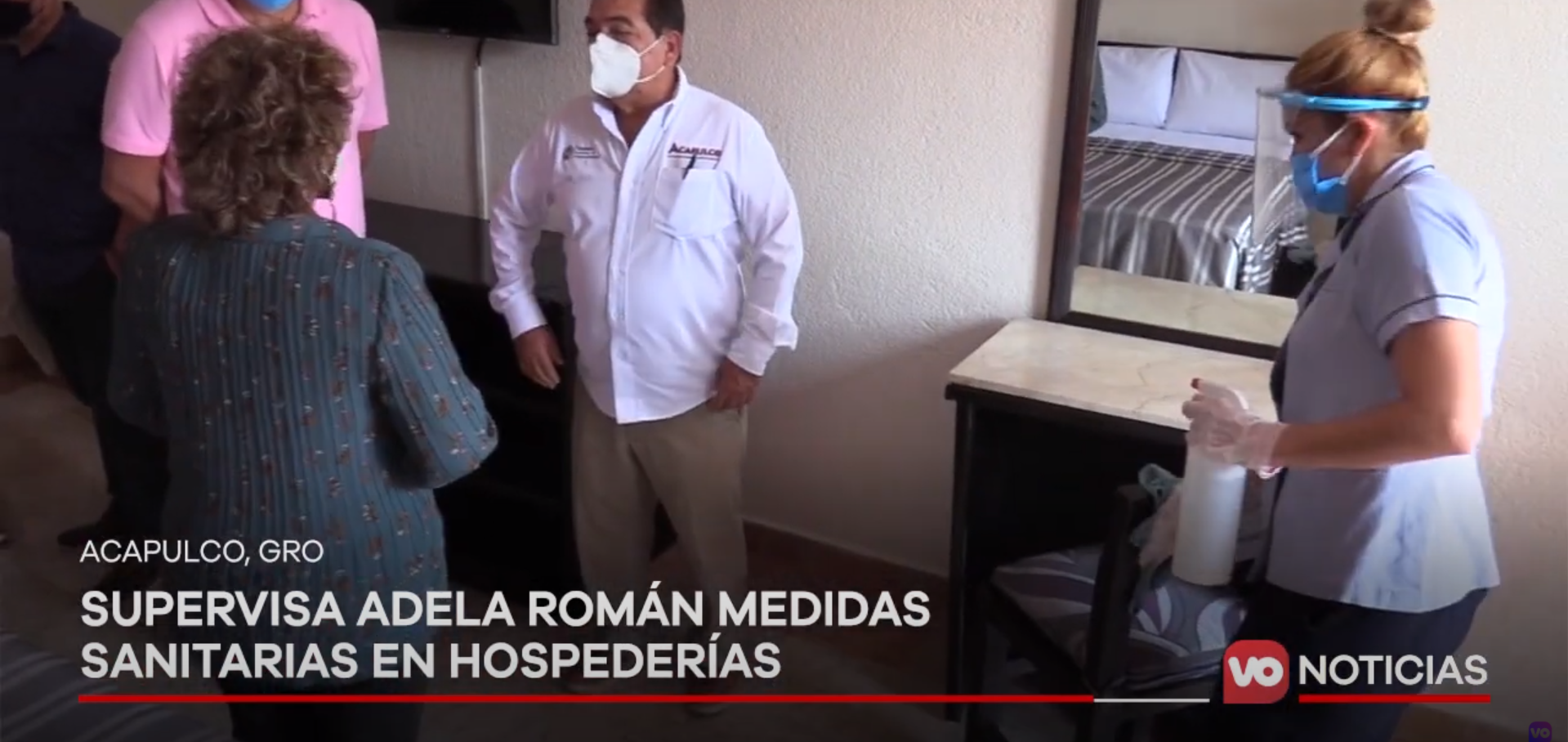VIDEO: Supervisa Adela Román medidas sanitarias en hospederías y restaurantes