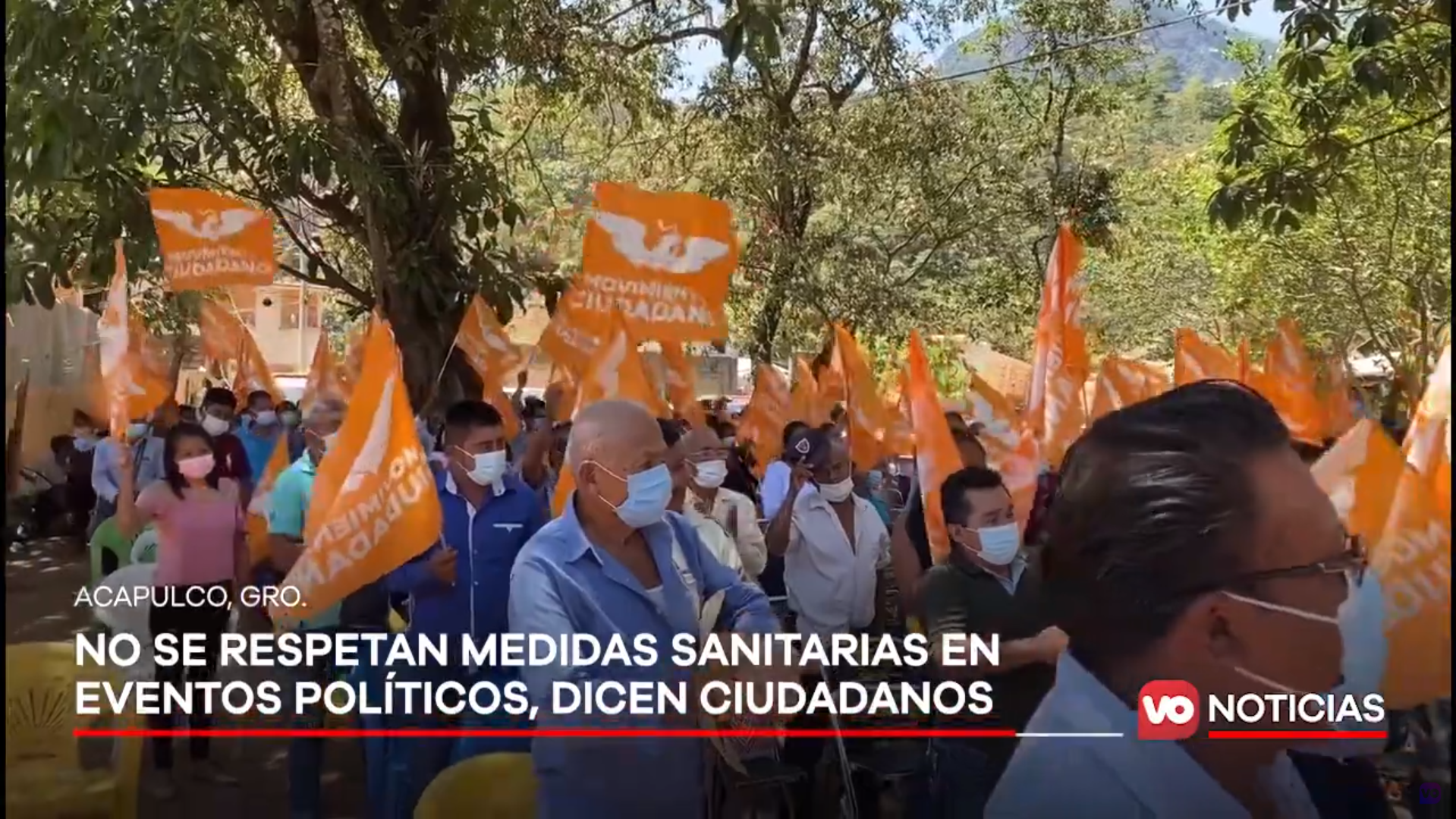 VIDEO: No se respetan medidas sanitarias en eventos políticos, coinciden ciudadanos