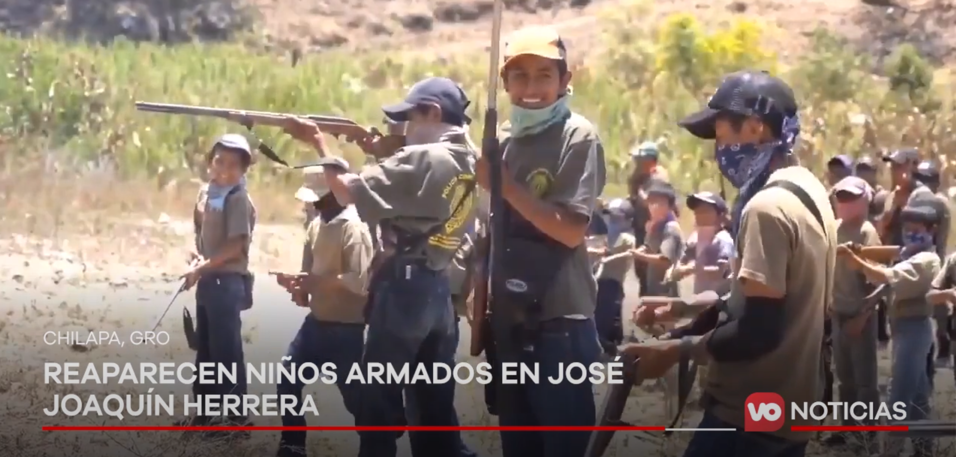 VIDEO: Reaparecen niños armados en José Joaquín Herrera; denuncian incumplimiento de acuerdos