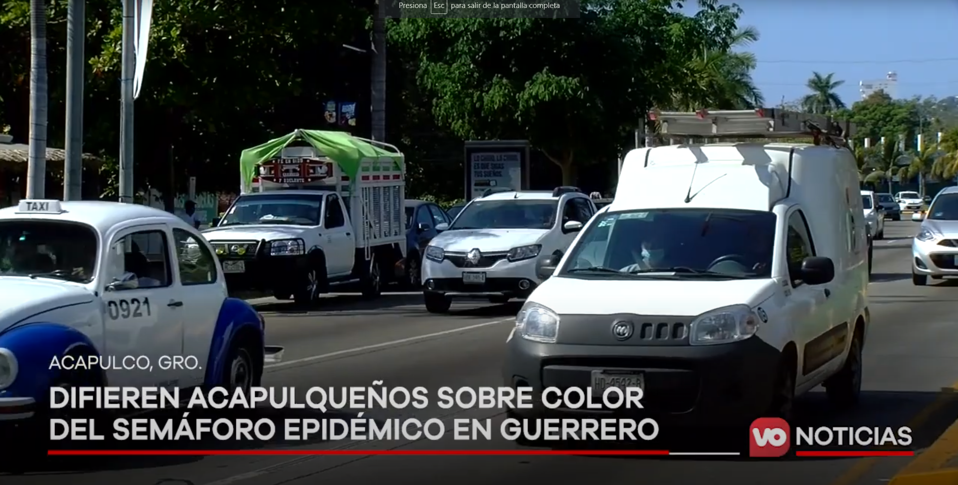 VIDEO: Difieren acapulqueños sobre color del semáforo epidémico en Guerrero