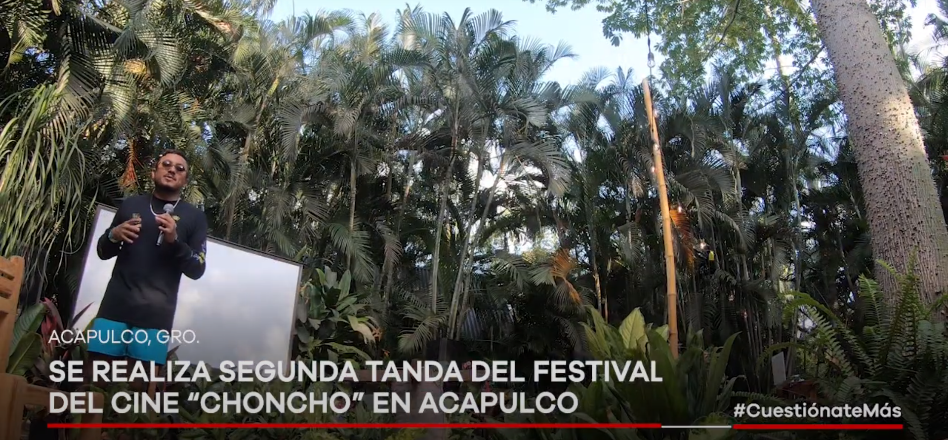 VIDEO: Se realiza segunda tanda del festival del cine “Choncho” en Acapulco