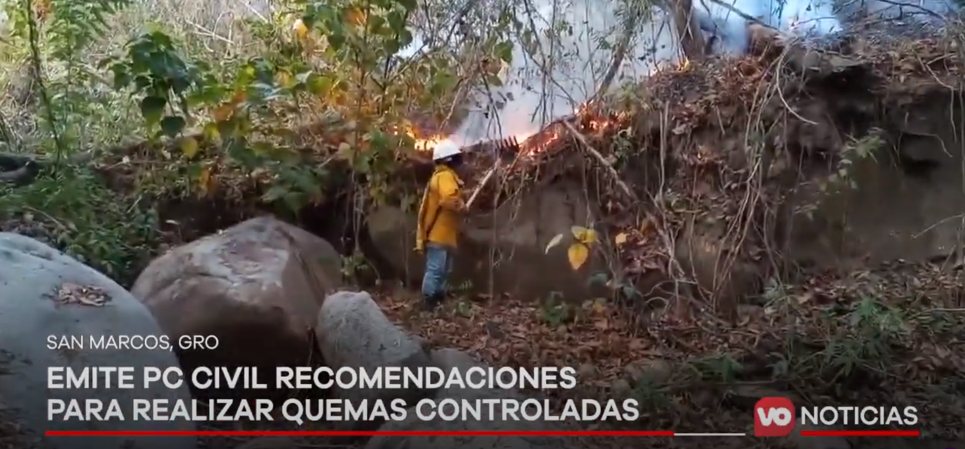 VIDEO: Emite Protección Civil a ejidatarios de San Marcos recomendaciones para realizar quemas controladas