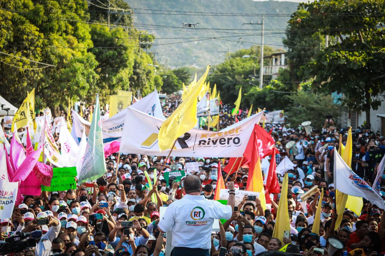 Unidad, sin nepotismo y servicios públicos ofrece Taja durante su arranque de campaña