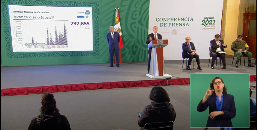 Presentan avances de la Estrategia Nacional de Vacunación