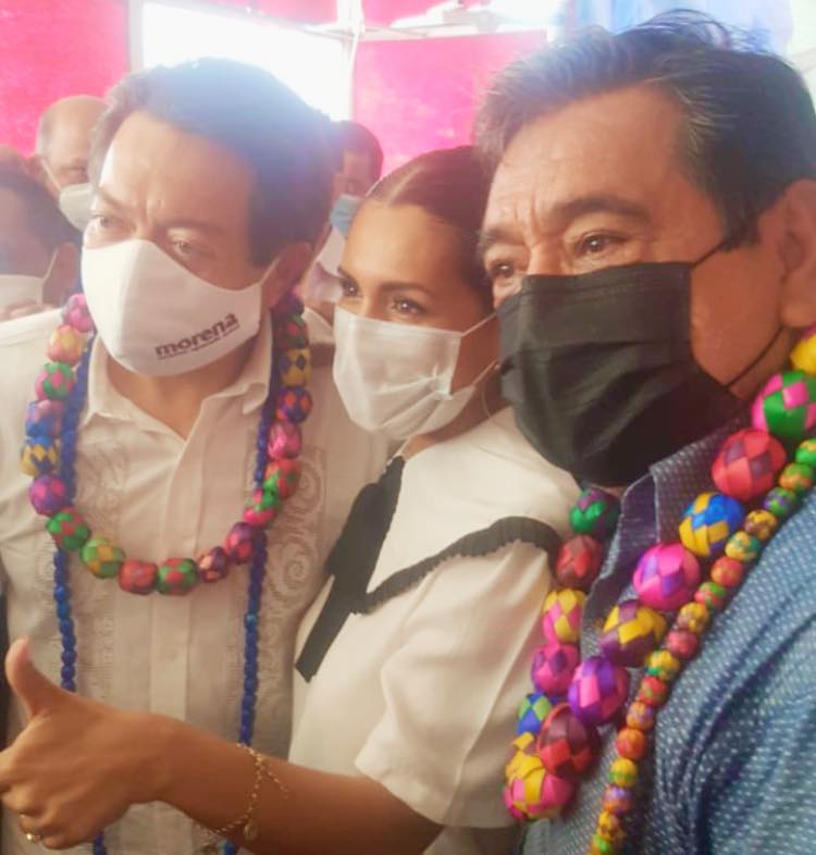 Evelyn Salgado y la «cargada» relámpago