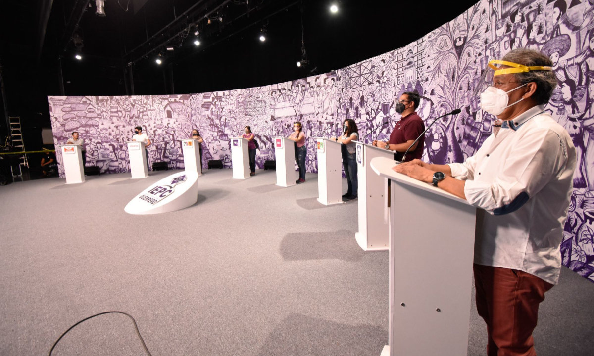 Se realiza debate entre los candidatos a la gubernatura