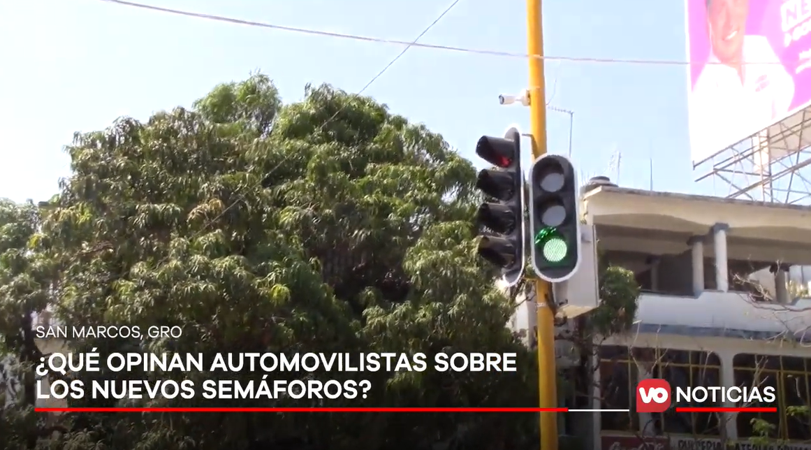 VIDEO: ¿Qué opinan automovilistas sobre los nuevos semáforos sobre la carretera federal?