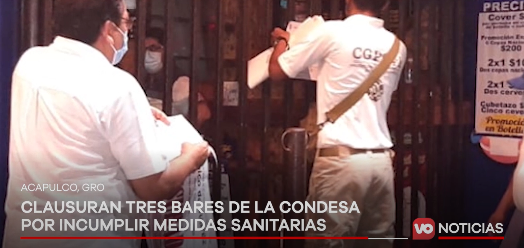 VIDEO: Clausuran tres bares de la Condesa por incumplir medidas sanitarias