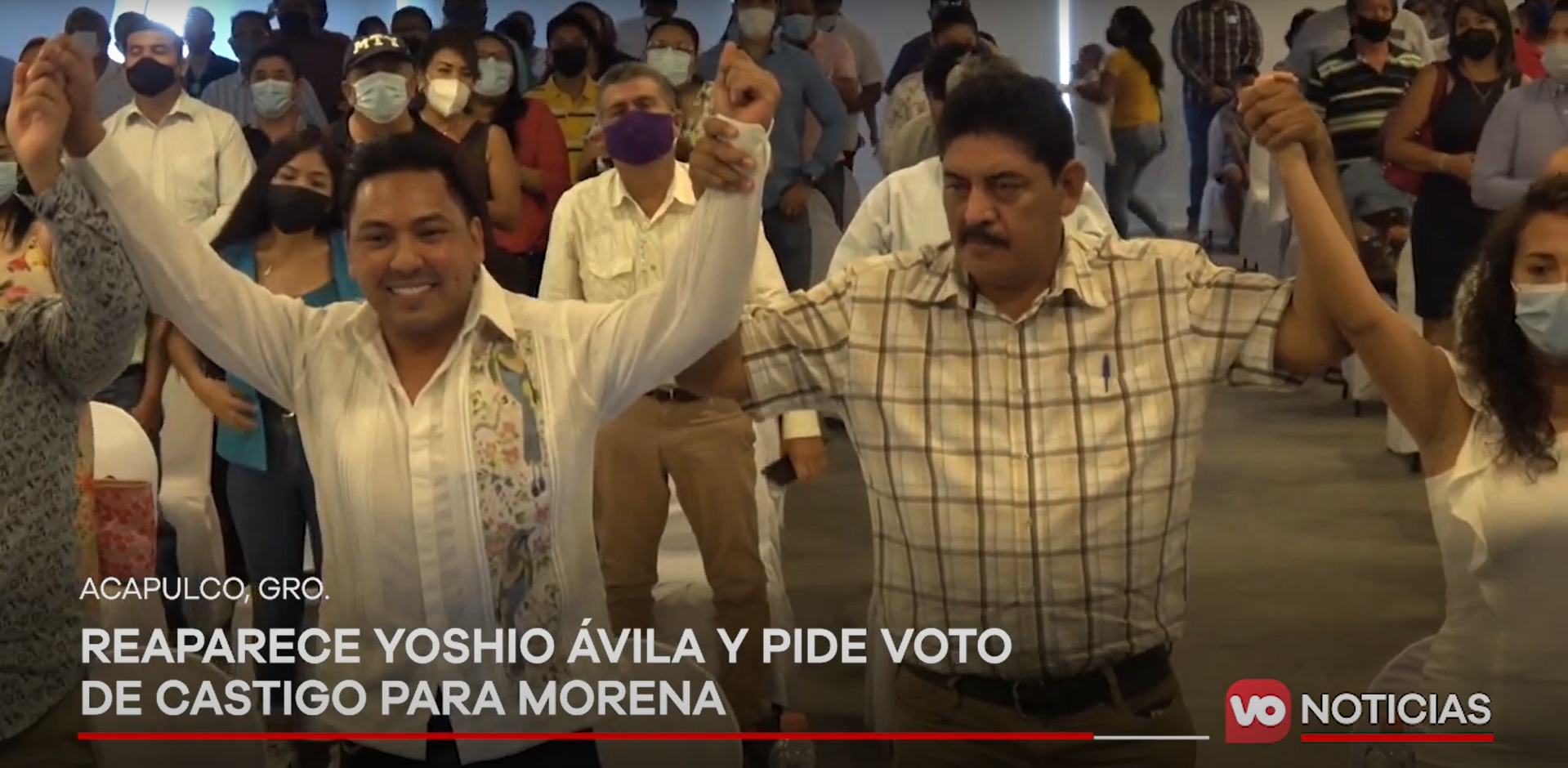 VIDEO: Reaparece Yoshio Ávila y pide voto de castigo para morena y la candidata Abelina López