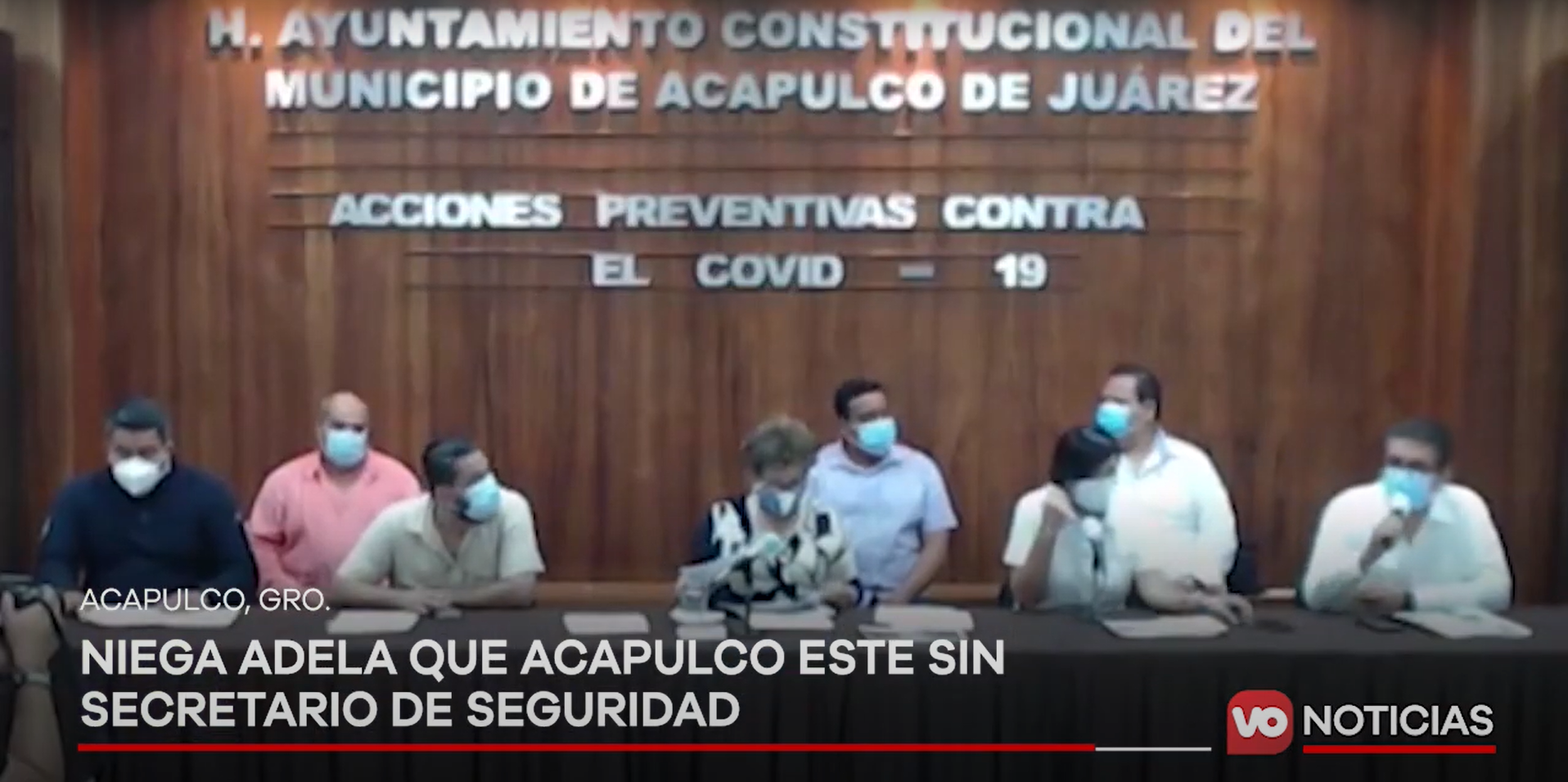 VIDEO: Niega Adela que Acapulco este sin secretario de seguridad como denunció Solorio Almazán