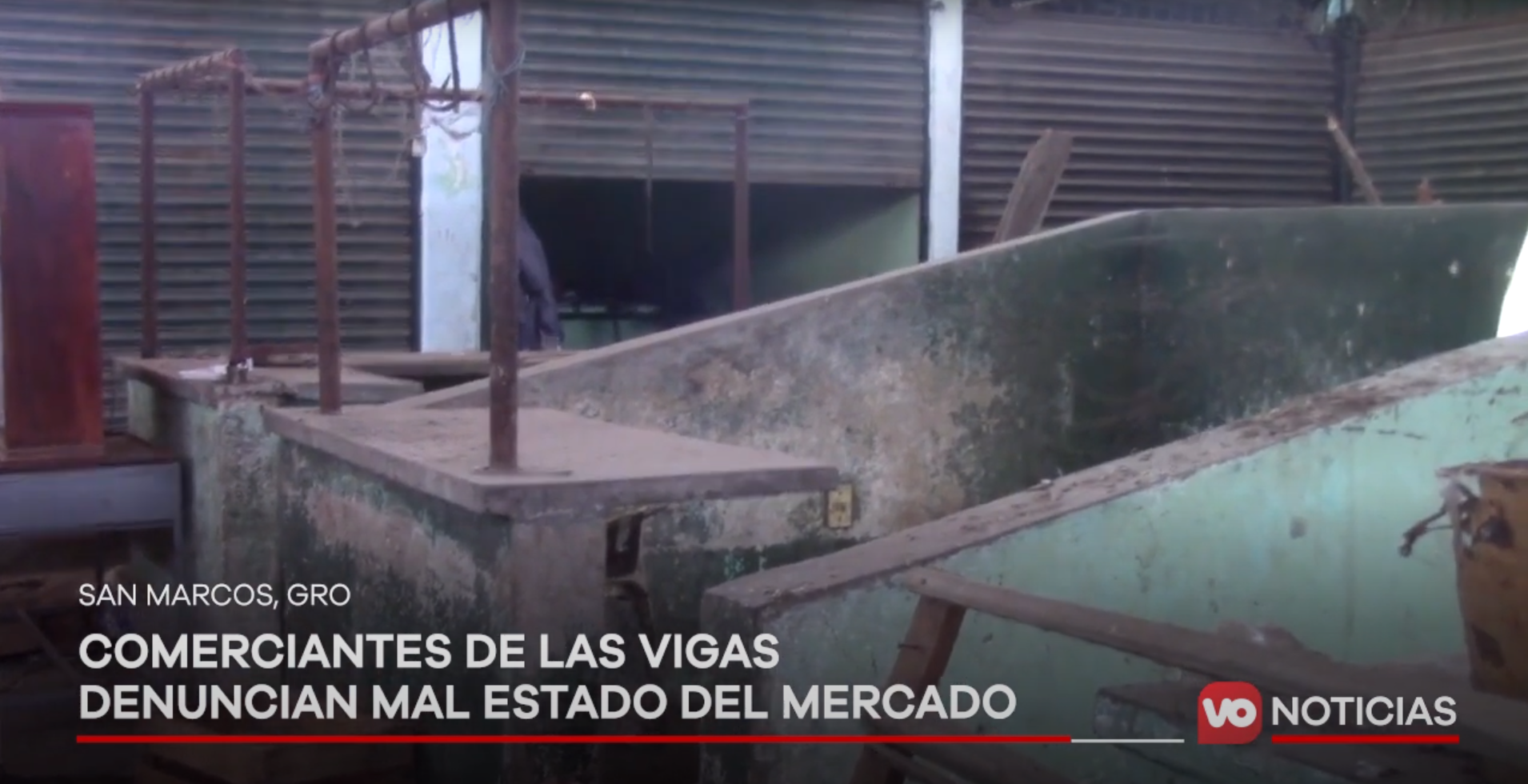VIDEO: Comerciantes de las vigas denuncian mal estado del mercado