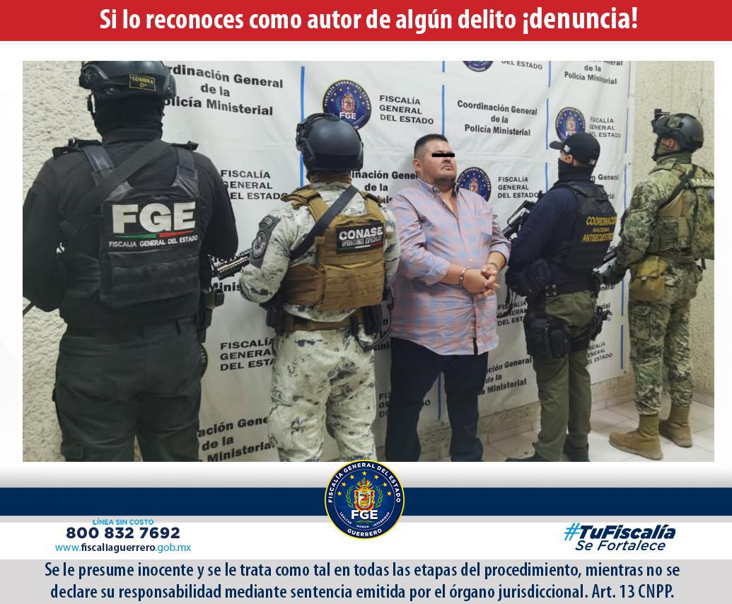 Fiscalía de Guerrero y SEMAR detienen a El Colin