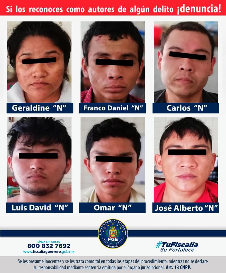 Dan 100 años de prisión a 6 secuestradores en Zihuatanejo