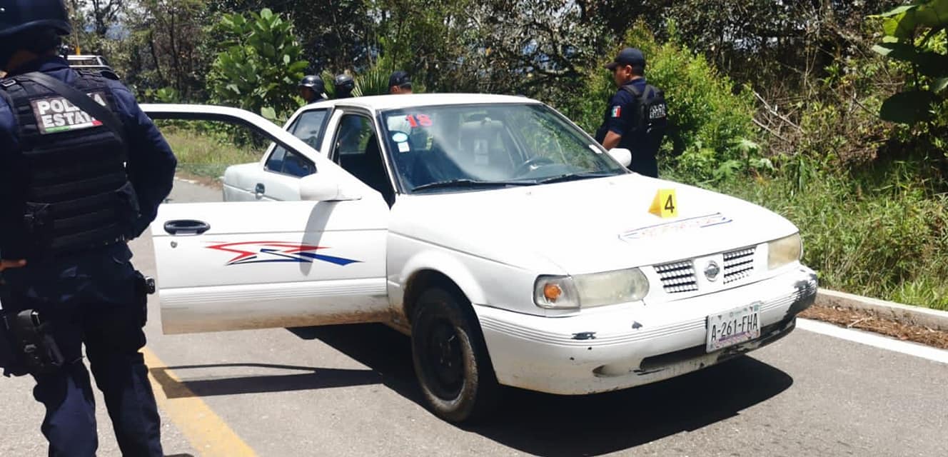 Asesinan a taxista en la carretera Chilapa-Hueycantenango