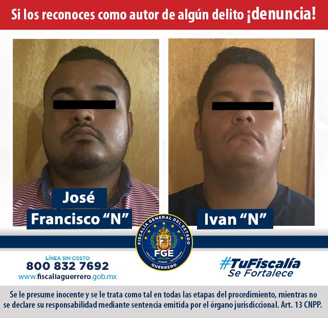 Fiscalía de Guerrero obtiene vinculación a proceso por delito de extorsión en Zihuatanejo