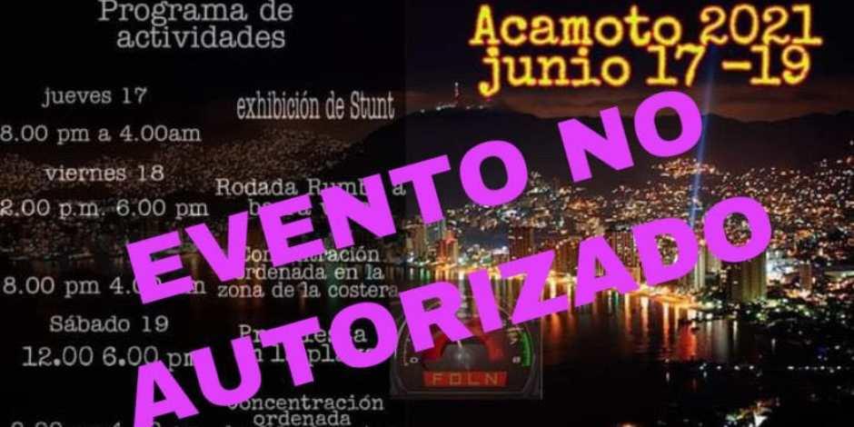 Acamoto 2021 no cuenta con autorización en Guerrero ante COVID-19