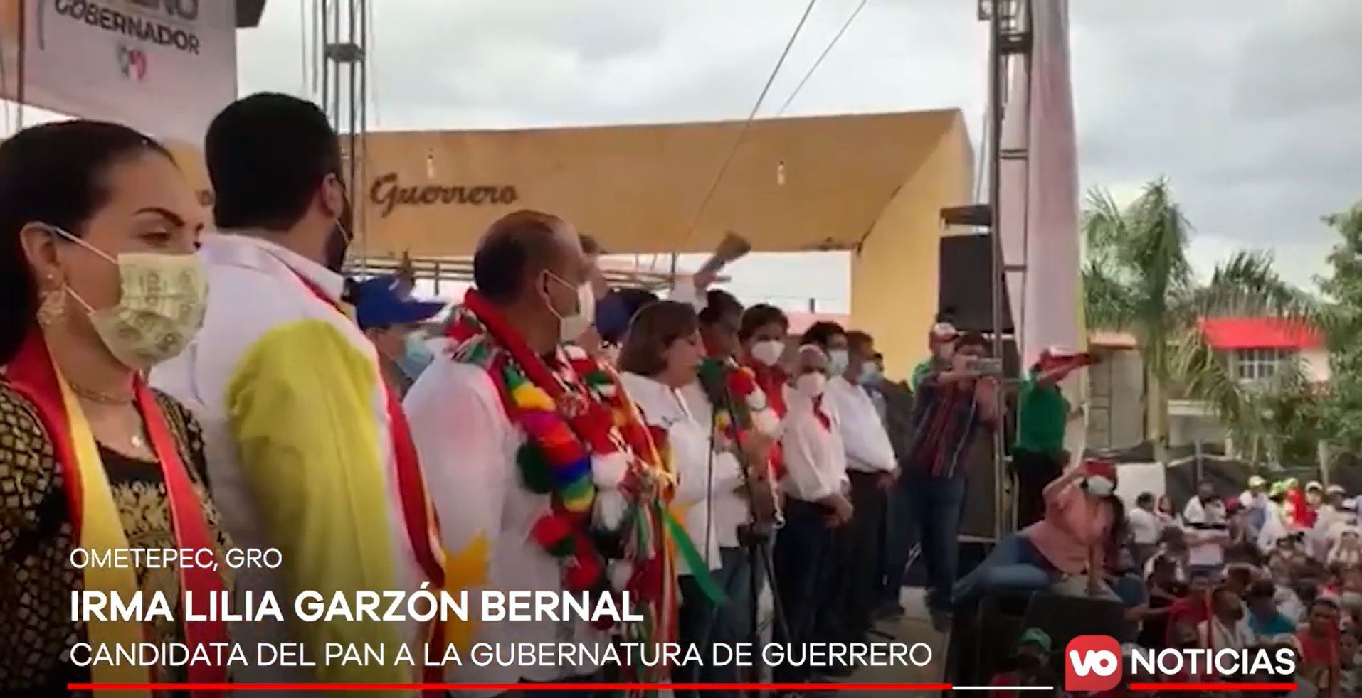 VIDEO: Declina la candidata del PAN Irma Lilia Garzón, a favor de Mario Moreno Arcos