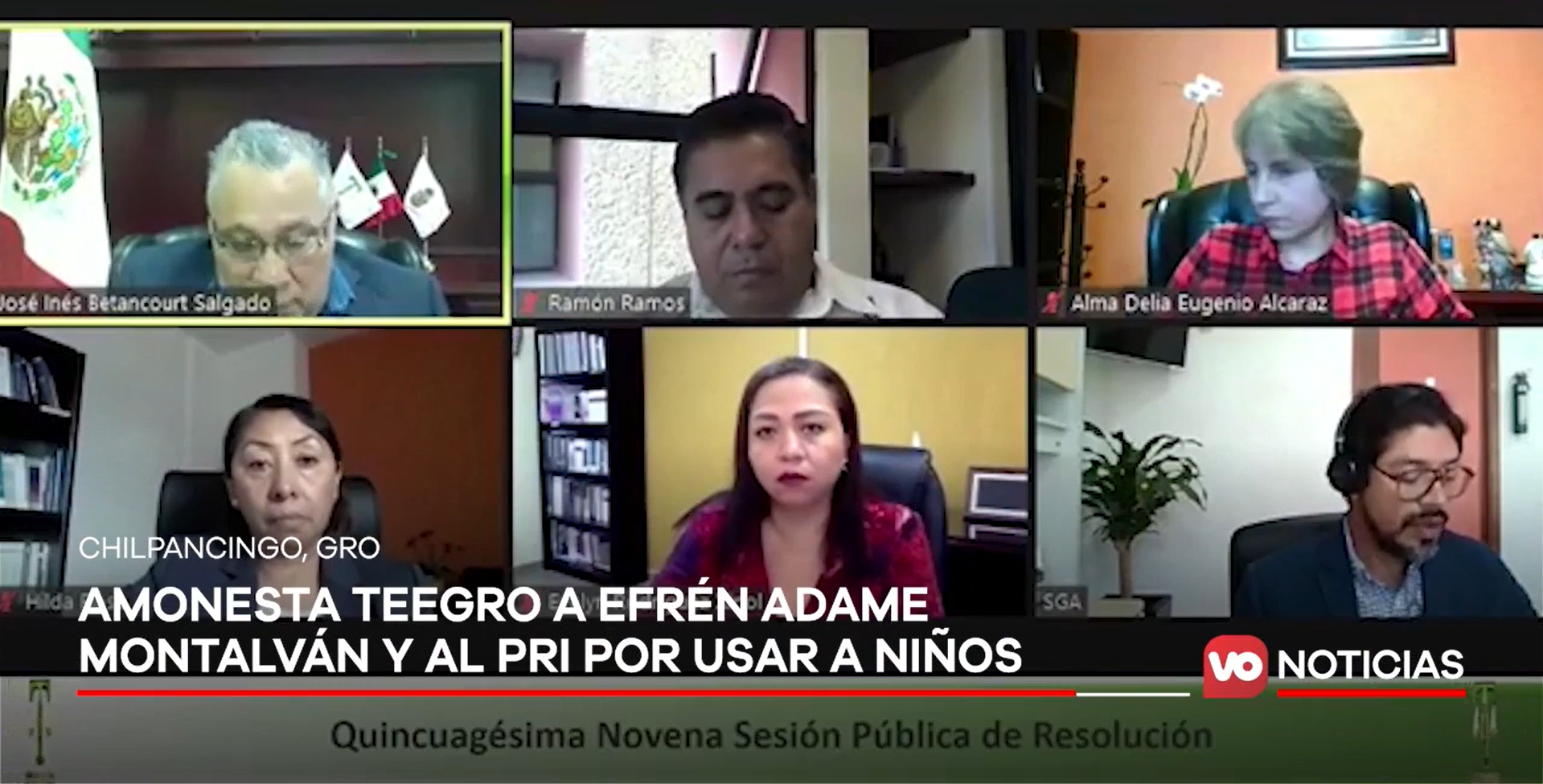 VIDEO: Amonesta el TEEGRO a Efrén Adame Montalván y al PRI por utilizar a niños en propaganda electoral