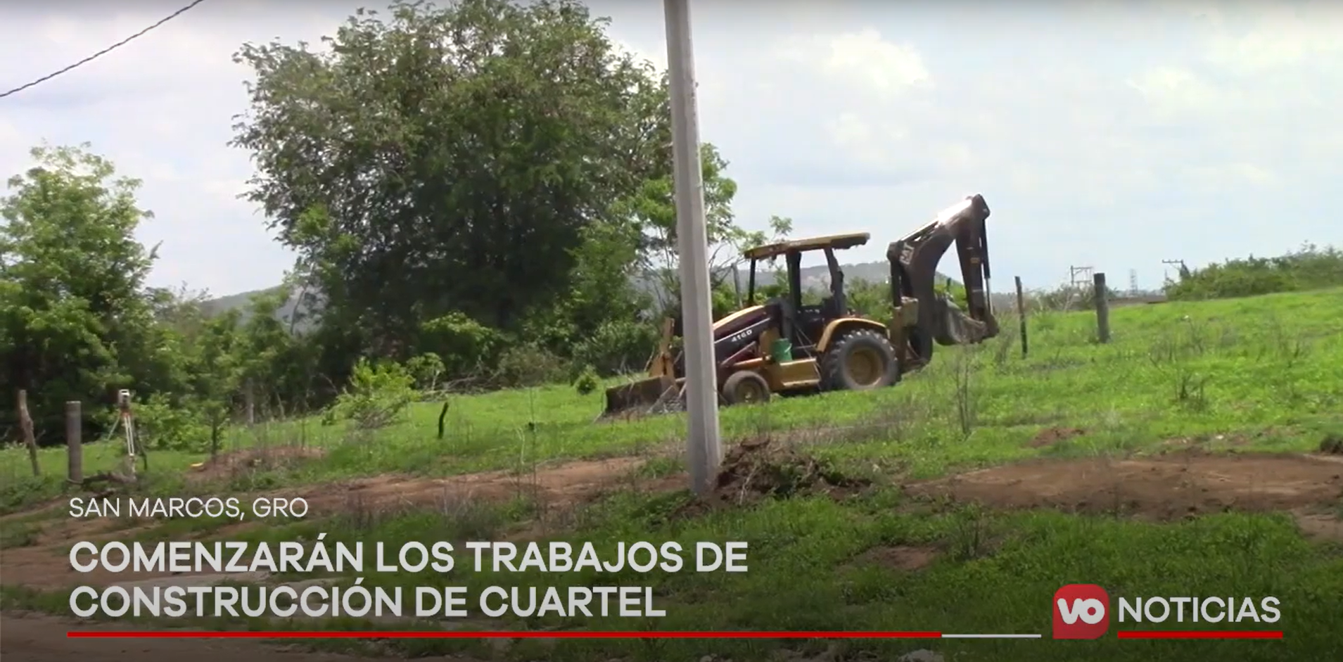 VIDEO: Comenzarán los trabajos de construcción del cuartel de la Guardia Nacional en San Marcos