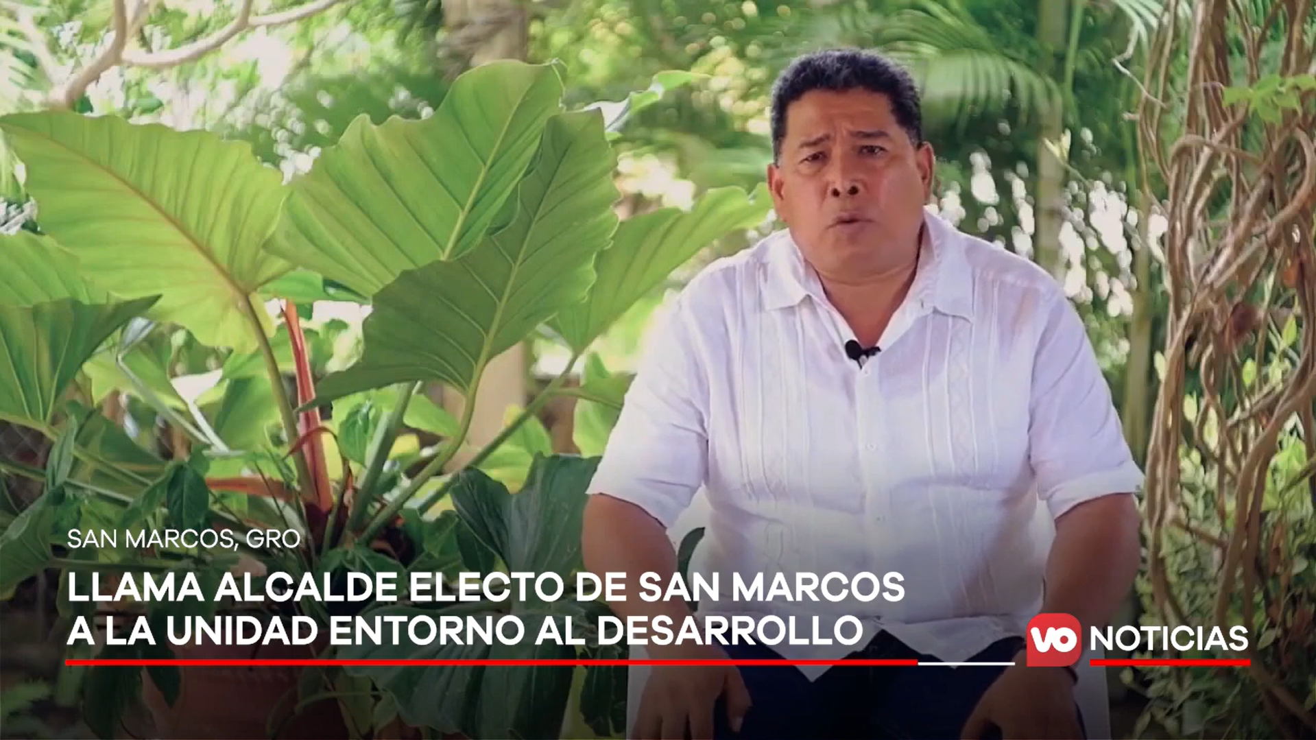 VIDEO: En San Marcos alcalde electo llama a la unidad por el bien del municipio