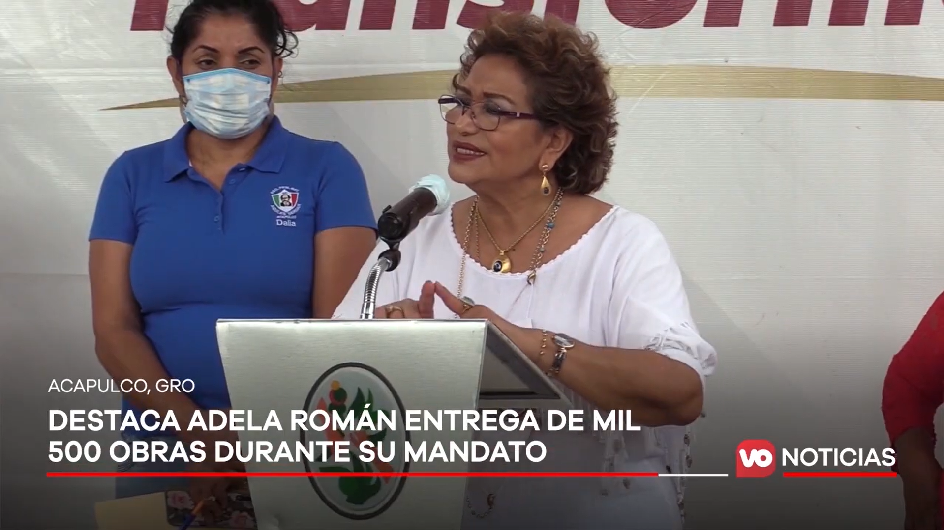 VIDEO: Destaca Adela Román entrega de mil 500 obras durante su mandato