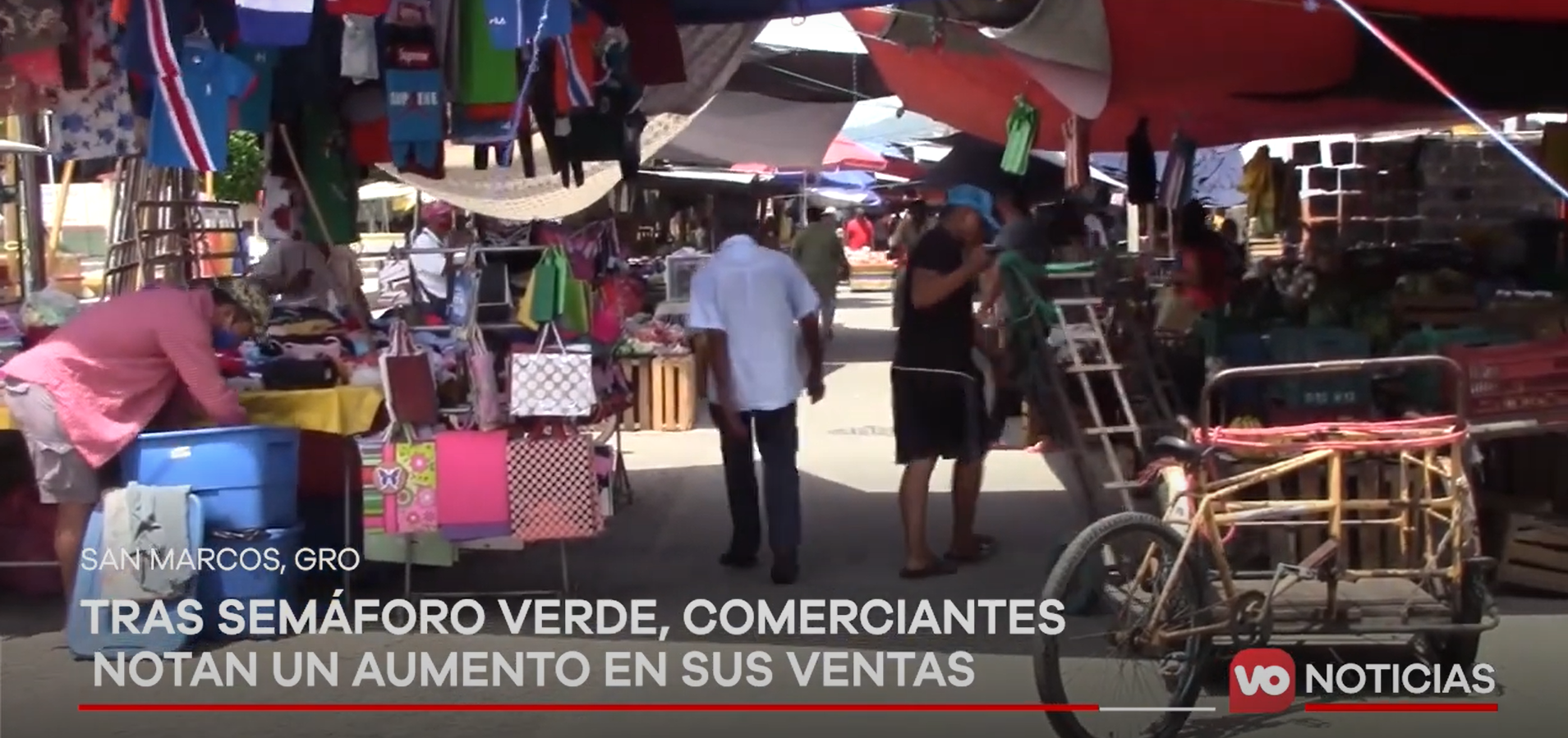 VIDEO: Tras semáforo verde, comerciantes notan un aumento en sus ventas