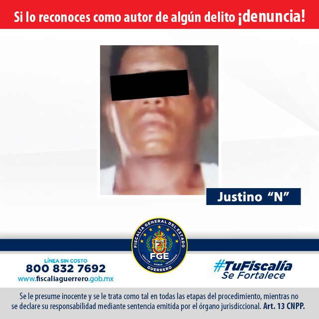 Fiscalía de Guerrero logra sentencia de 13 años de prisión por homicidio