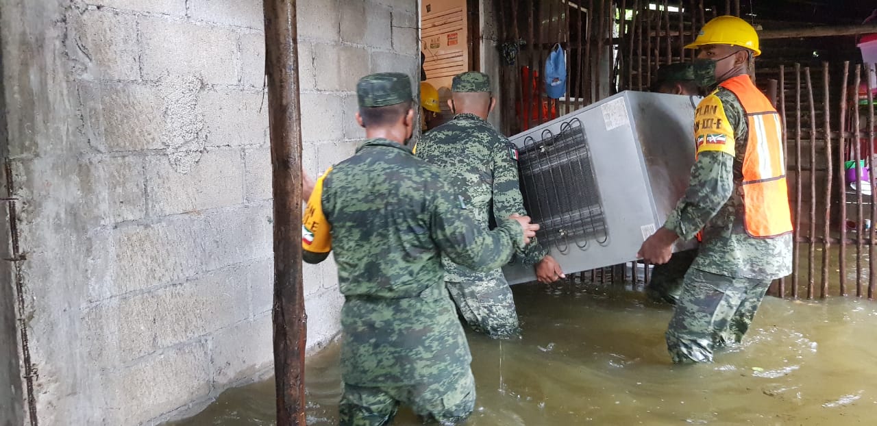 Personal del Ejército Mexicano de la 27a. Zona Militar se encuentra preparado con Plan DN-III-E