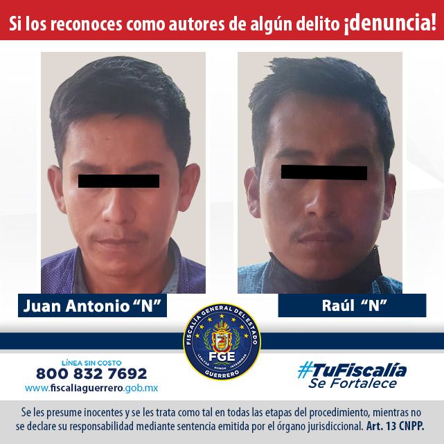 Dan prisión preventiva contra dos homicidas en Cochoapa