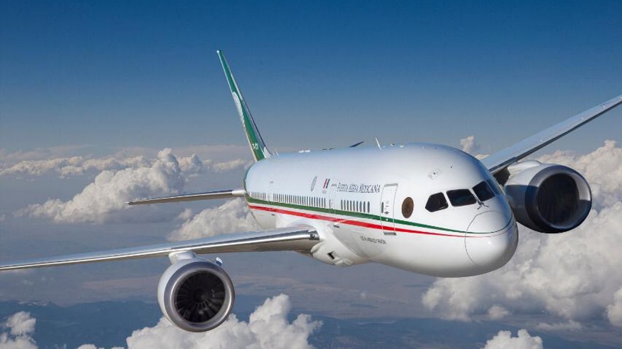 Avión presidencial rumbo a Tokio 2020