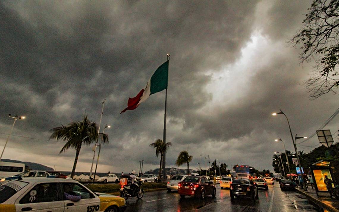 Continuará pronóstico de lluvias puntuales intensas para las próximas horas en Acapulco