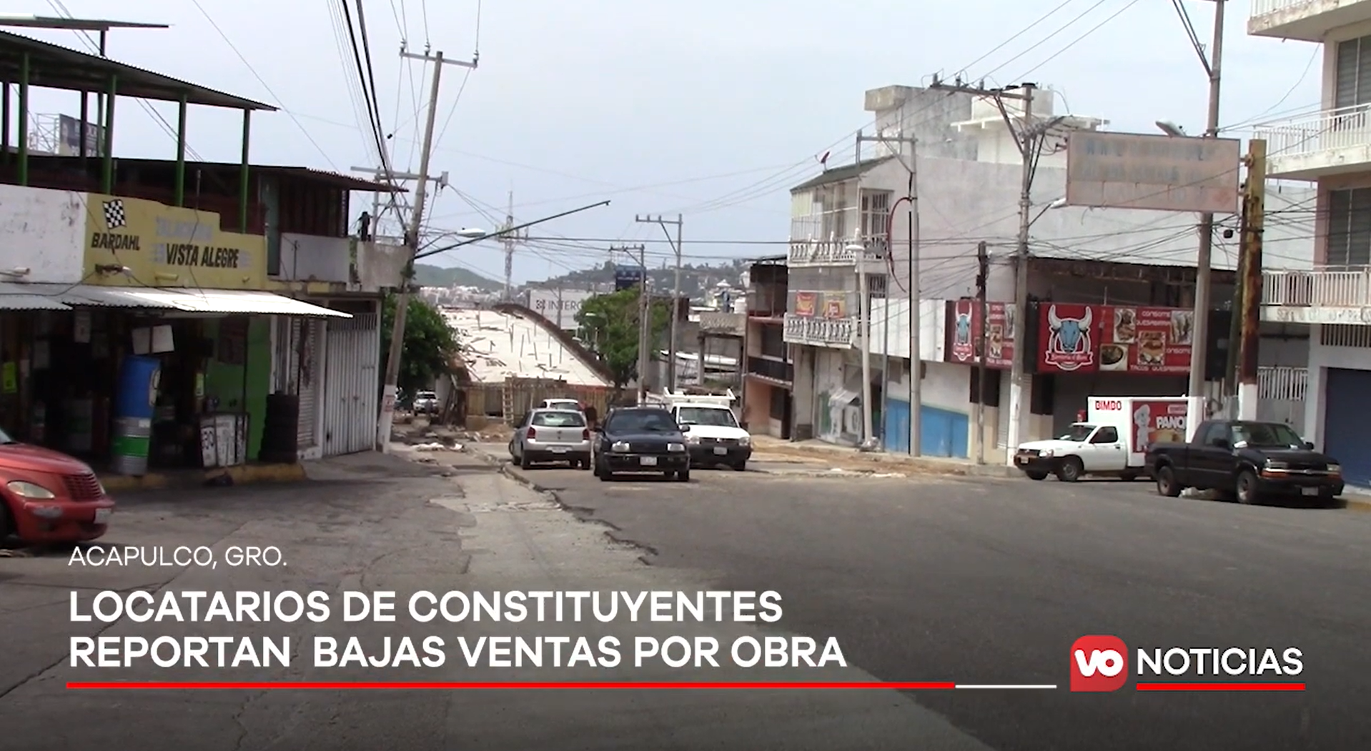 VIDEO: Locatarios de Constituyentes reportan bajas ventas por obra del Puente Elevado