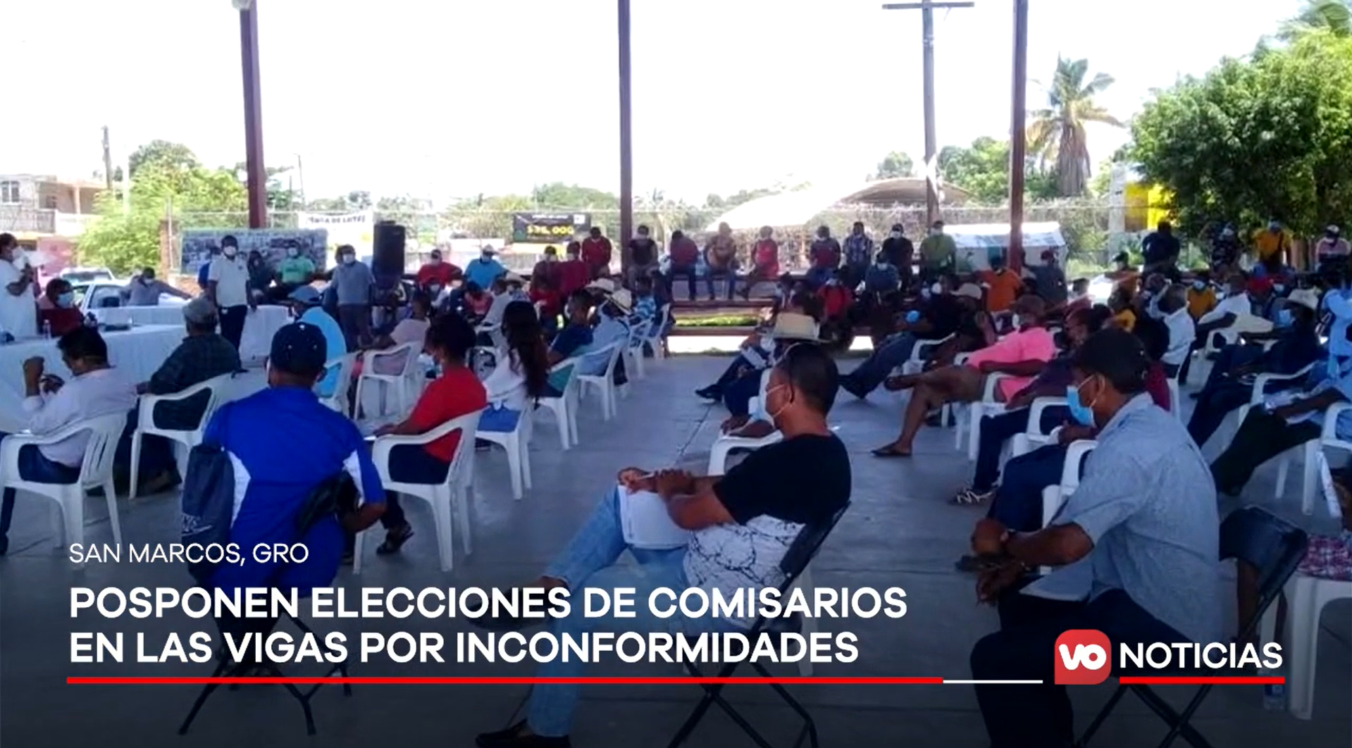 VIDEO: Posponen elecciones de comisarios en Las Vigas por inconformidades