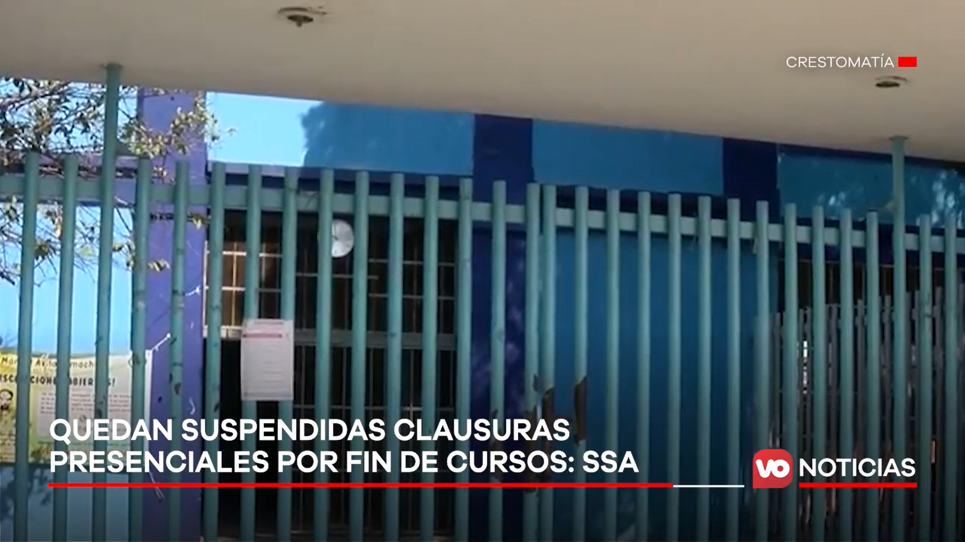 VIDEO: Quedan suspendidas clausuras presenciales por fin de cursos: SSA