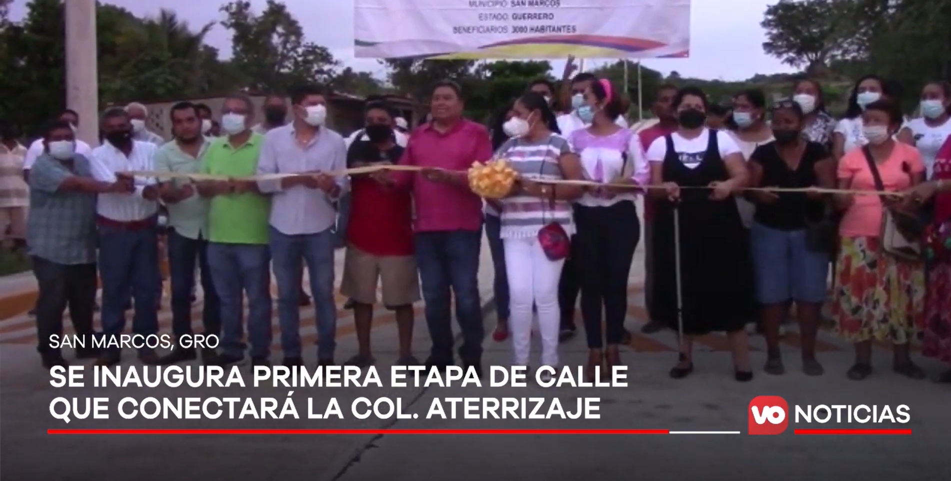 VIDEO: Se inaugura primera etapa de calle que conectará la Col. Aterrizaje con vía Federal