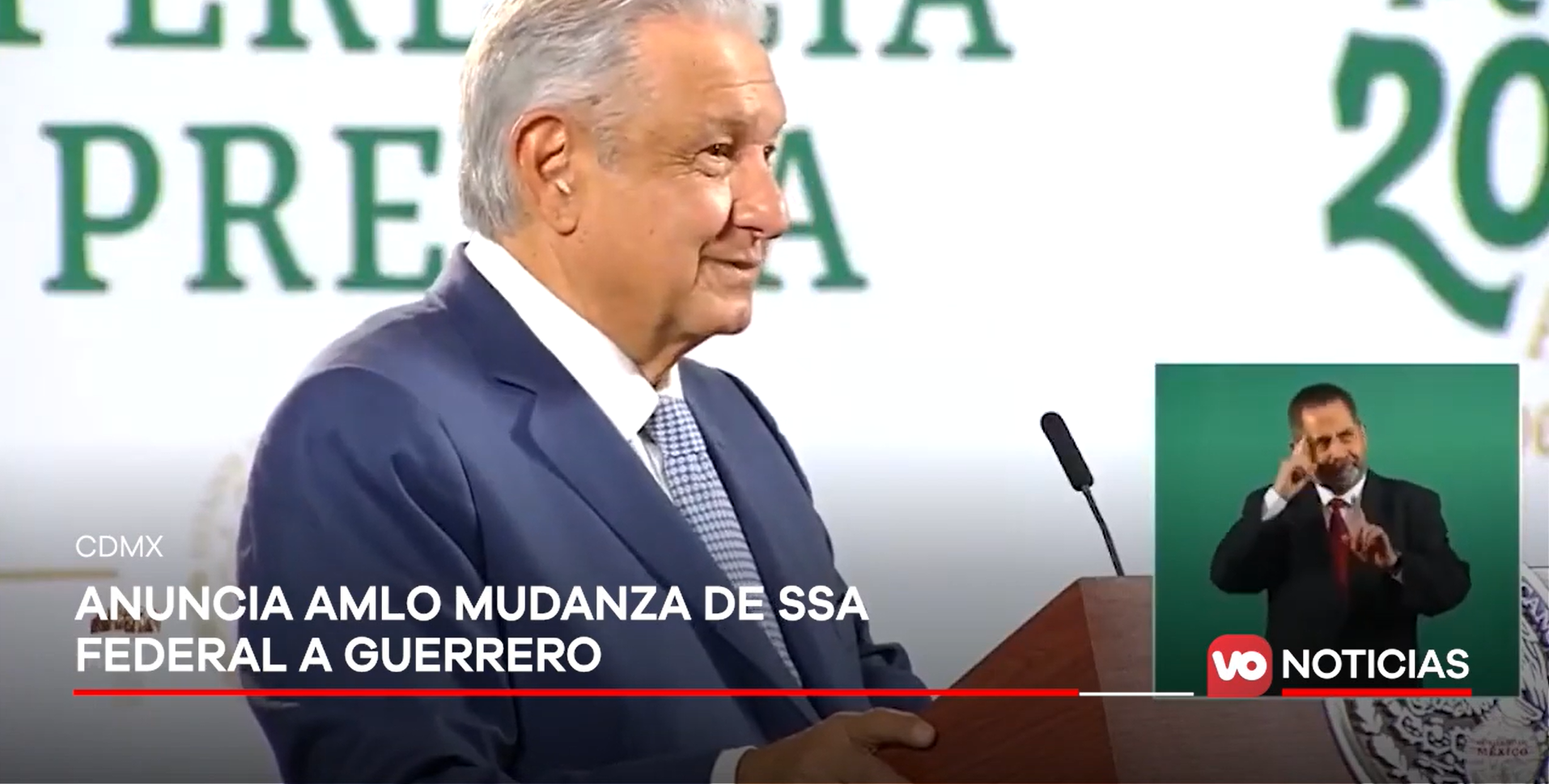 VIDEO: Anuncia AMLO mudanza de SSA Federal a Guerrero; “será lo más pronto posible”