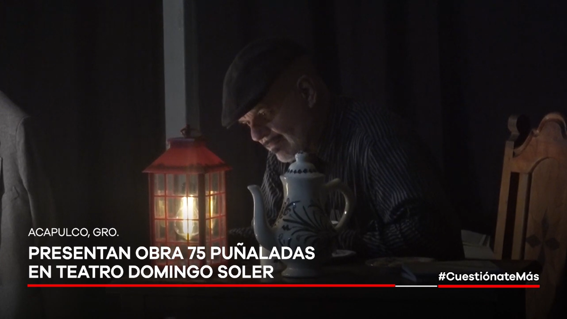 VIDEO: Presentan obra “75 apuñaladas” al teatro Domingo Soler