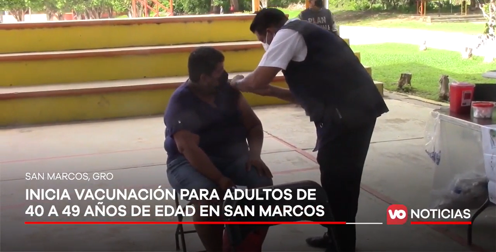VIDEO: Inicia vacunación para adultos de 40 a 49 años de edad en San Marcos