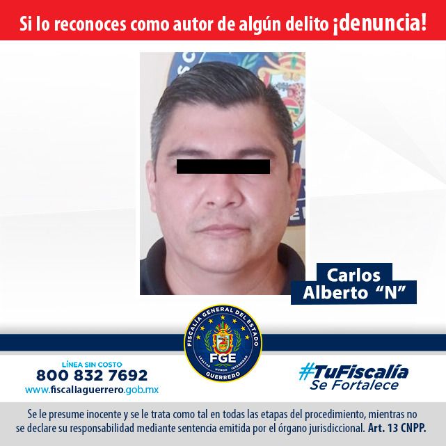 Fiscalía cumplimenta orden de aprehensión por delito de abuso sexual