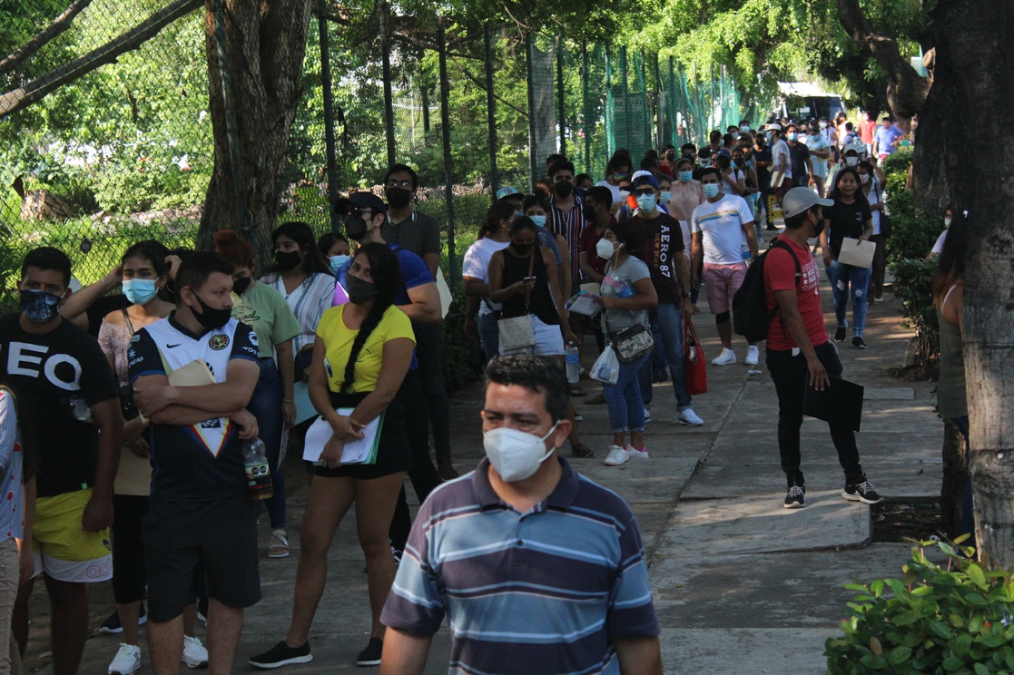 Los jóvenes de 18 a 29 años fueron el sector que más se vacunaron en Acapulco